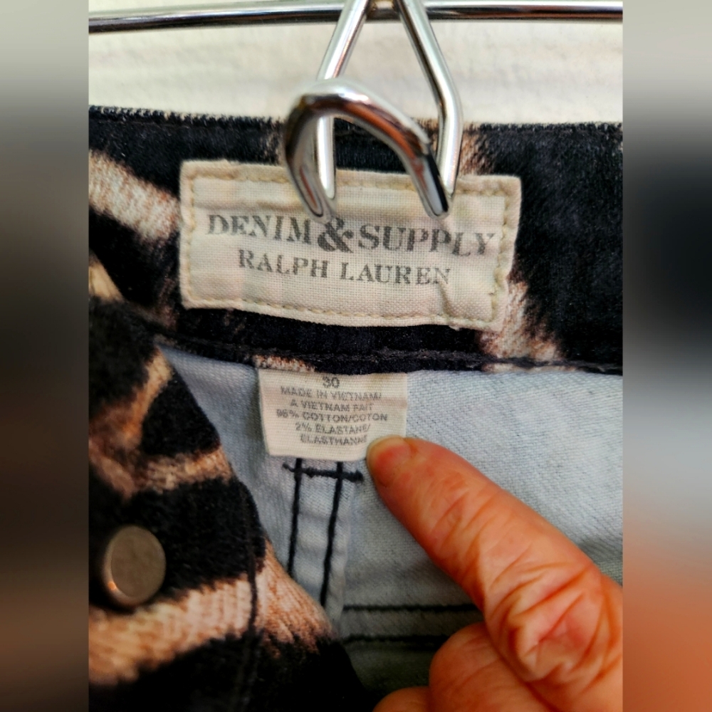 Animal print zebra jeans all over rock and roll - Picture 11 of 12